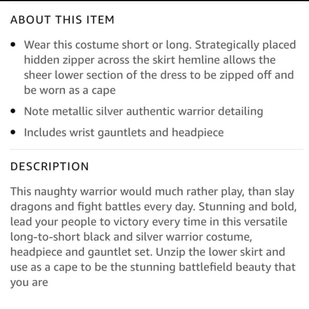 Women's Gladiator Costume - Picture 9 of 10